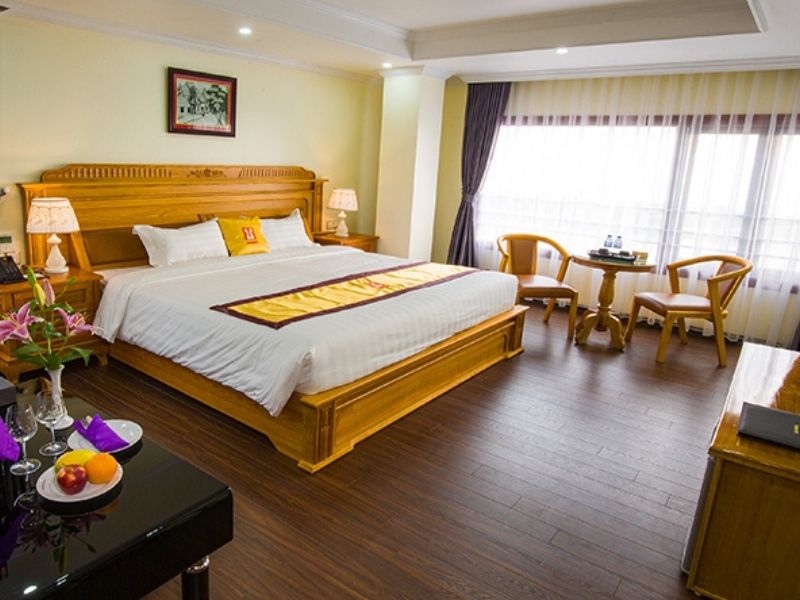 Phong cách thiết kế tại Thái Sơn Luxury Hotel hướng đến sự tinh tế, thanh lịch nhưng không quá cầu kỳ