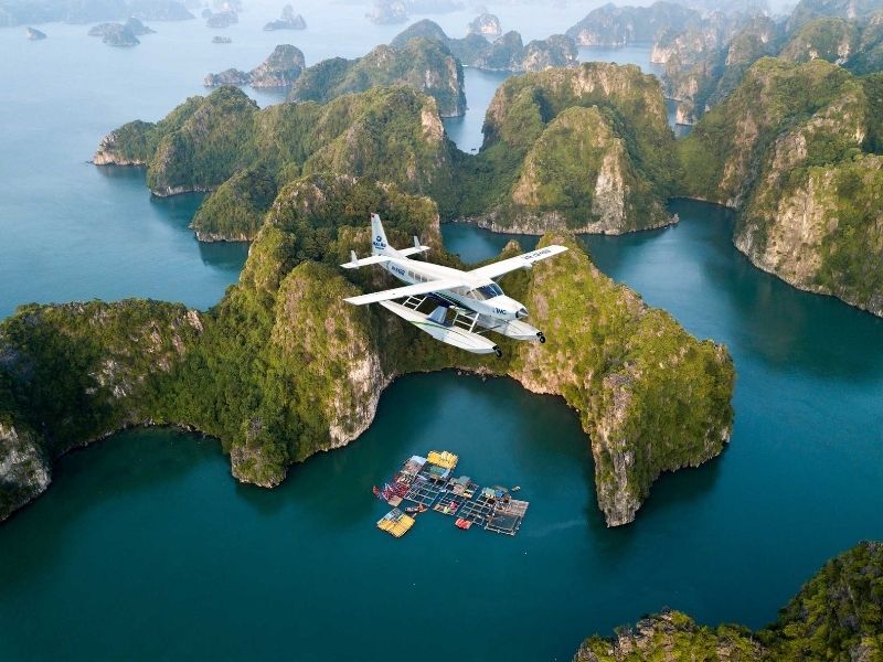 Chi phí bay Thủy phi cơ ngắm cảnh vịnh Hạ Long