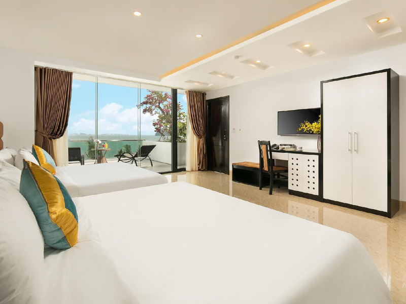 Villa Tuần Châu Hạ Long sang trọng, ấm cúng, phù hợp nhiều nhóm du khách