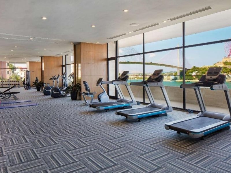 Phòng tậP GYM giúp du khách luyện tập sức khỏe ngay cả khi đi nghỉ dưỡng