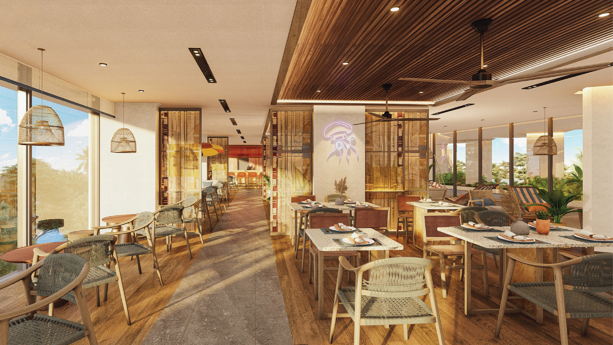 Nhà hàng tại Vienna House by Wyndham Charm Long Hải