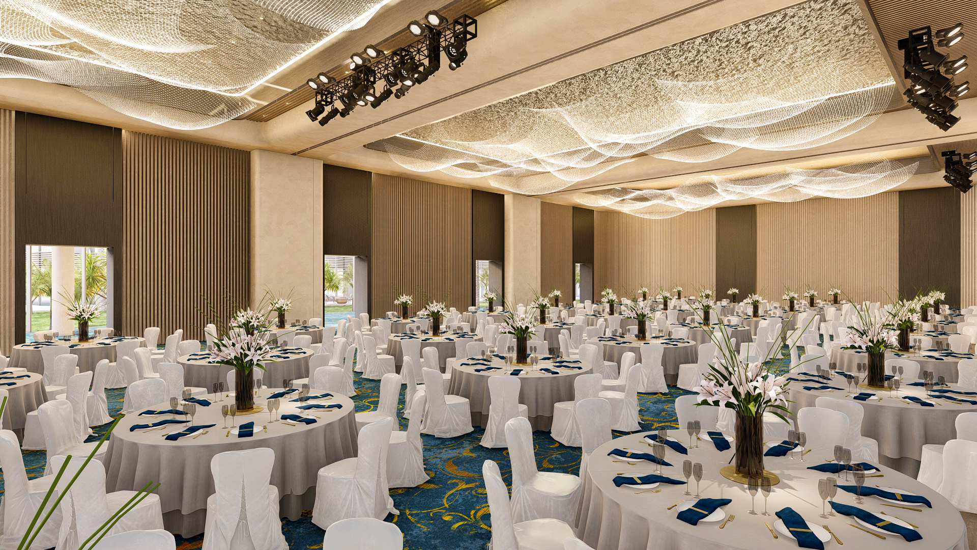 Không gian sự kiện tại tại Vienna House by Wyndham Charm Long Hải