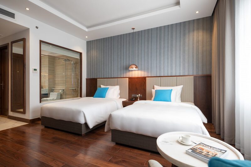 Phòng superior cùng 2 giường đơn thoải mái