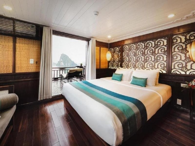 Deluxe Cabin là hạng phòng tiêu chuẩn trên du thuyền Le Journey Premium