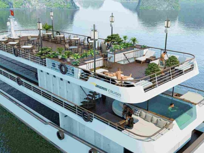 Du thuyền Vdream vẫn mang đến trải nghiệm tiện nghi và thoải mái nhờ cách thiết kế không gian thông minh