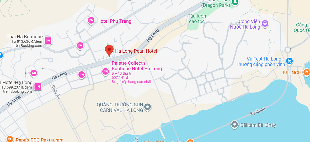 Vị trí Hạ Long Pearl trên google map 