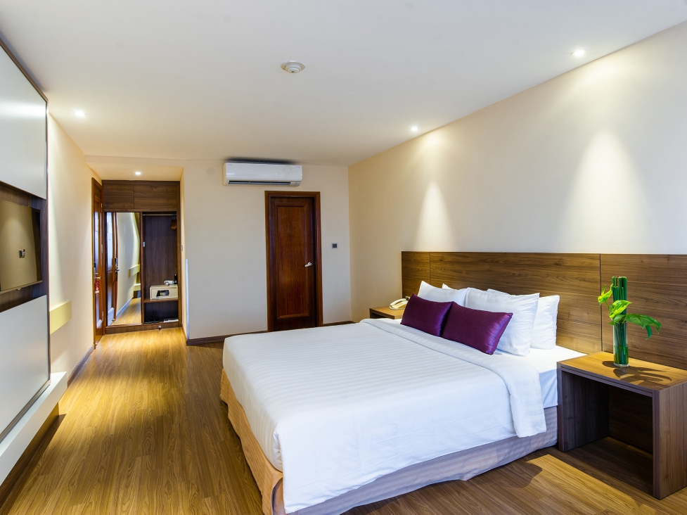 Hệ thống phòng Deluxe mang thiết kế tinh tế cho cặp đôi