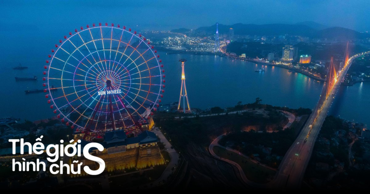 Sun Wheel Hạ Long lấp lánh trong màn đêm
