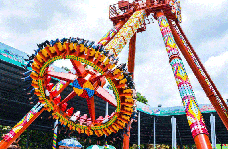 Trải nghiệm Tê giác cuồng nộ chắc chắn sẽ khiến bạn không thể quên khi đến với Dragon Park