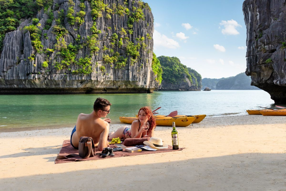 Góc chụp từ bãi cát cực xịn sò