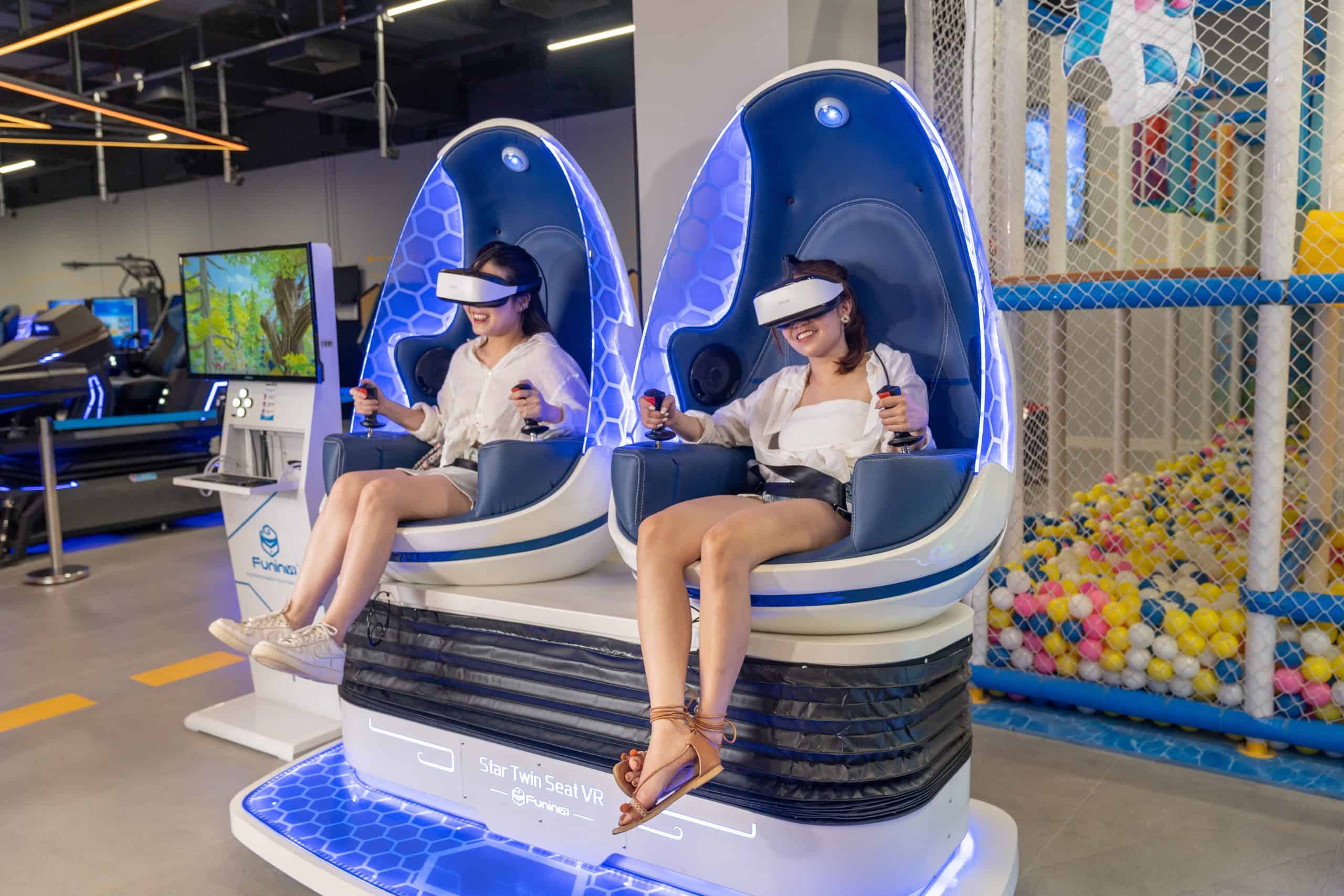Không gian VR Games hiện đại với nhiều trò chơi hấp dẫn