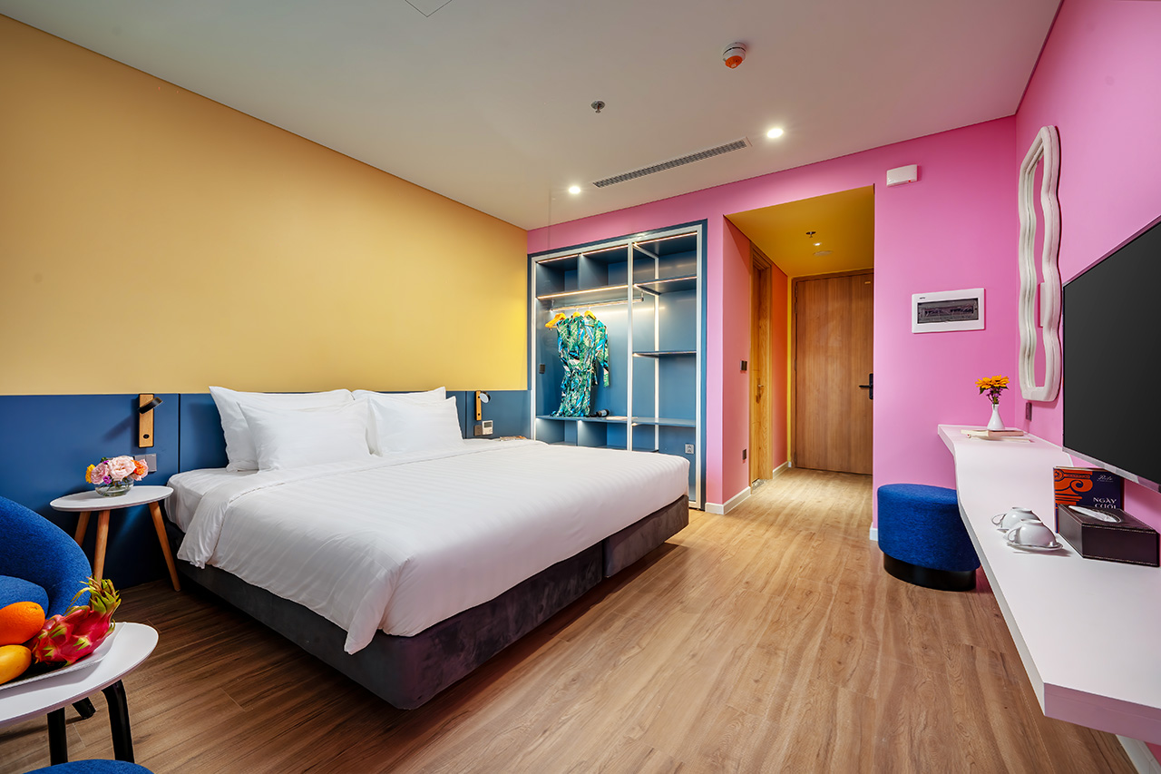 Căn phòng Deluxe tiêu chuẩn rộng rãi cho cặp đôi
