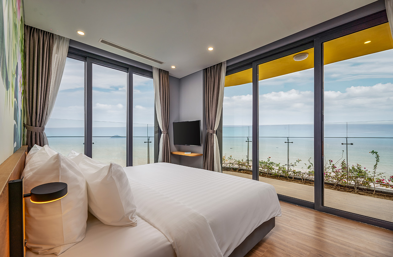 Căn phòng với tầm nhìn 2 mặt hướng biển 