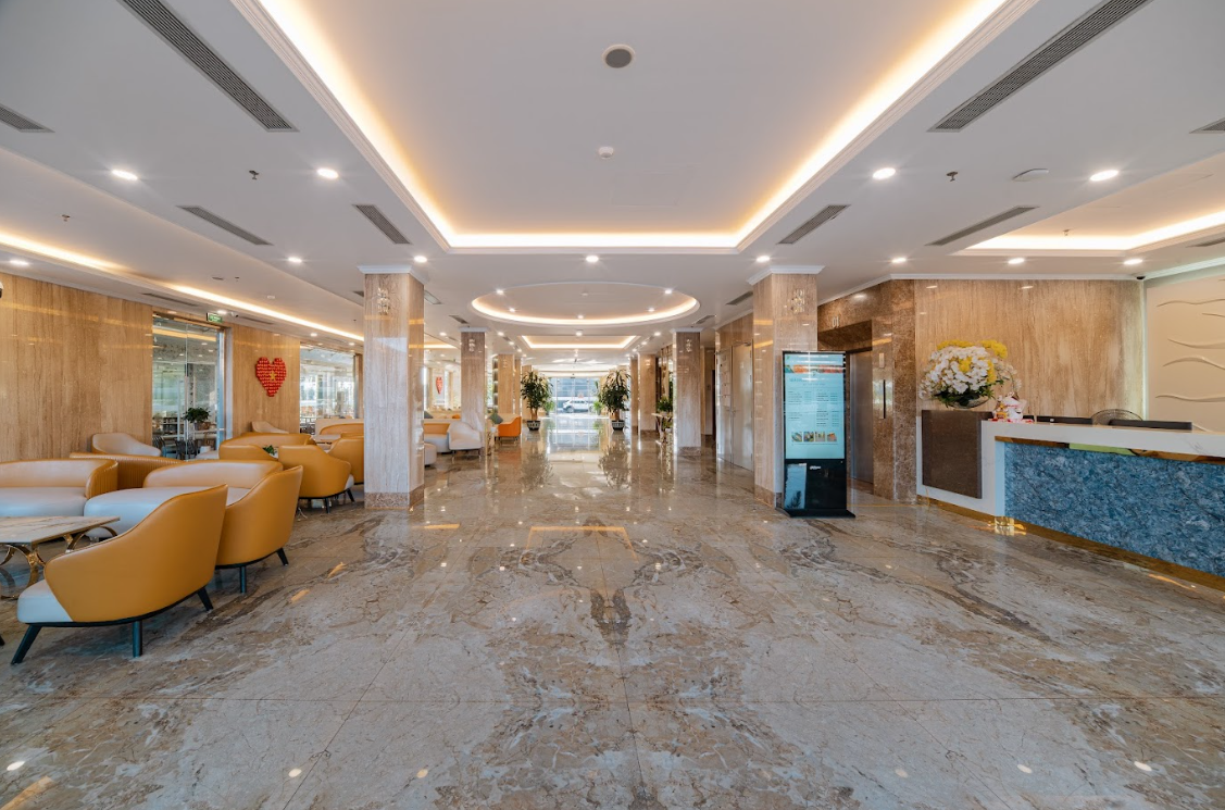Sảnh chờ khách sạn Danitel Hạ Long