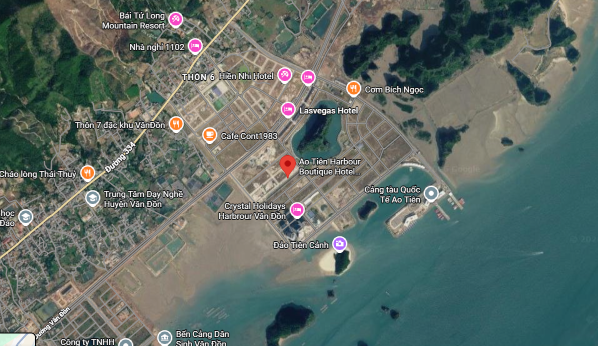 Vị trí Google Maps của khách sạn