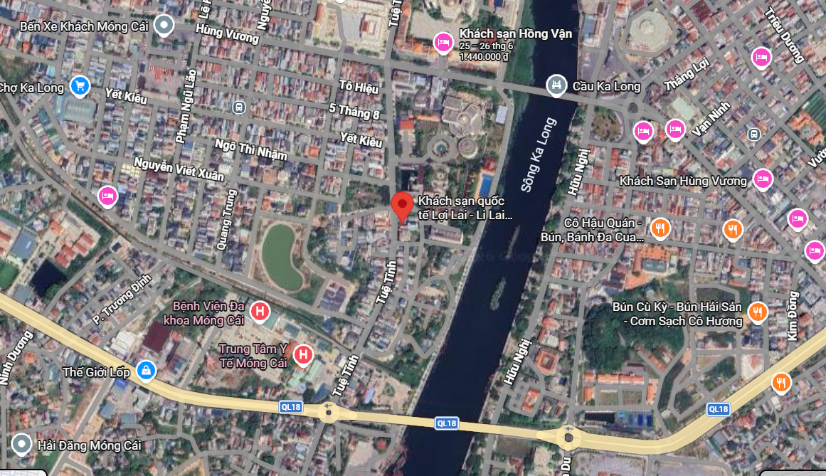 Vị trí Google Maps của khách sạn