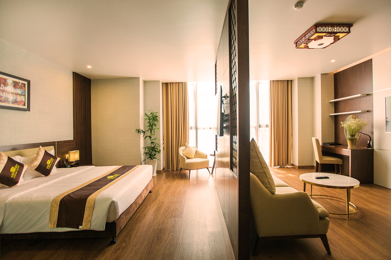 Phòng Junior Suite rộng rãi dành cho gia đình