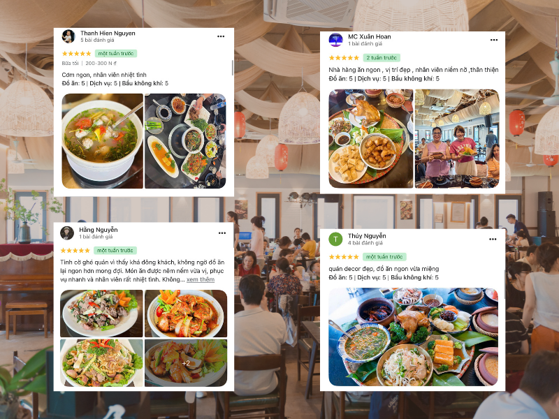 Đánh giá của khách hàng về Nhà hàng Cơm Niêu Nhà Khói