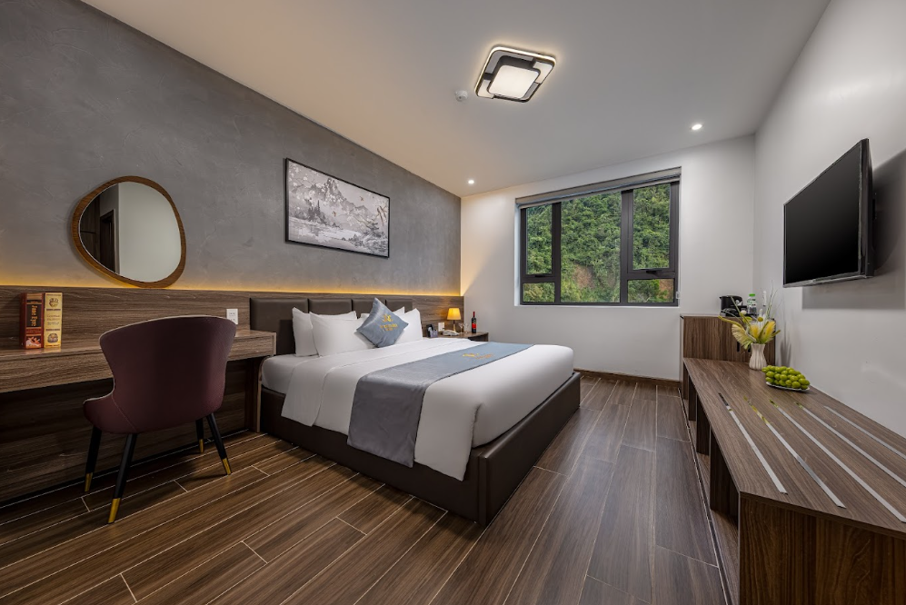 Phòng superior 1 giường rộng rãi