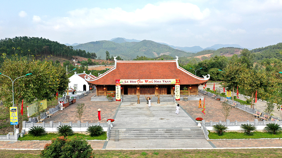 Khu di tích Nhà Trần tại Đông Triều là quần thể di sản văn hóa tâm linh đặc biệt quốc gia