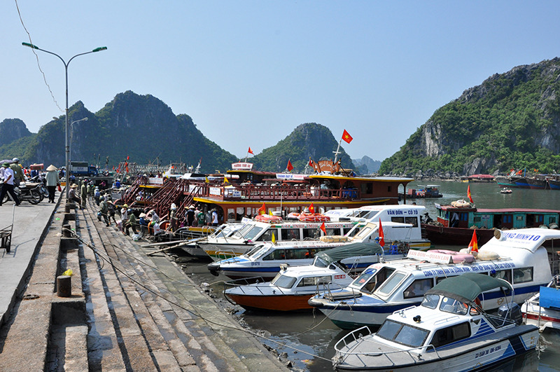 Du khách có thể khám phá tổng thể quần thể di tích thương cảng Vân Đồn