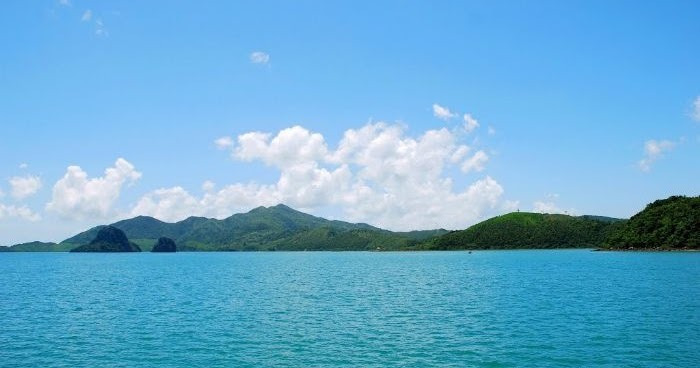 Cụm đảo Trà Ngọ nhiều kích thước khác nhau