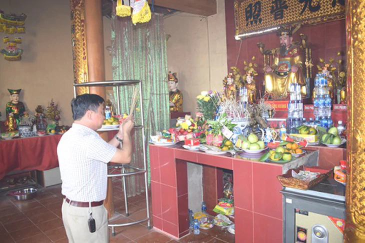 Đình Lục Nà mang tên gọi Đền thờ Đức ông Hoàng Cần