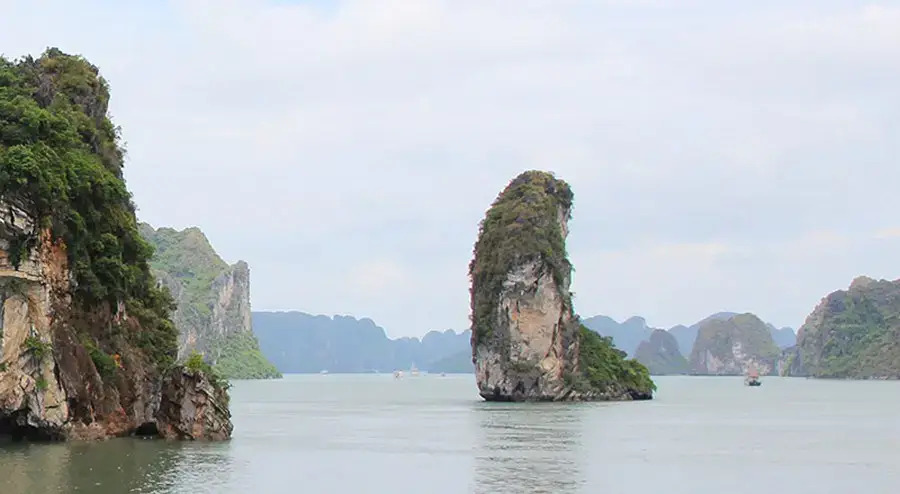 Sự khác biệt của hòn Ngón Tay so với các hòn còn lại ở vịnh Hạ Long