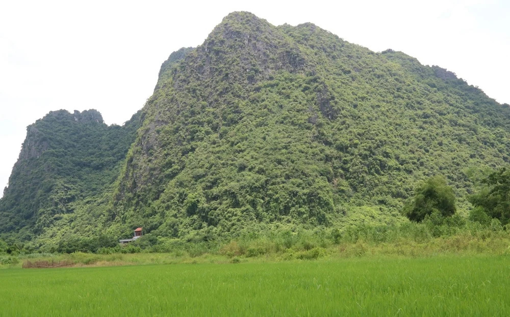 Hệ thống vách đá vôi dựng đứng mang đậm đặc trưng
